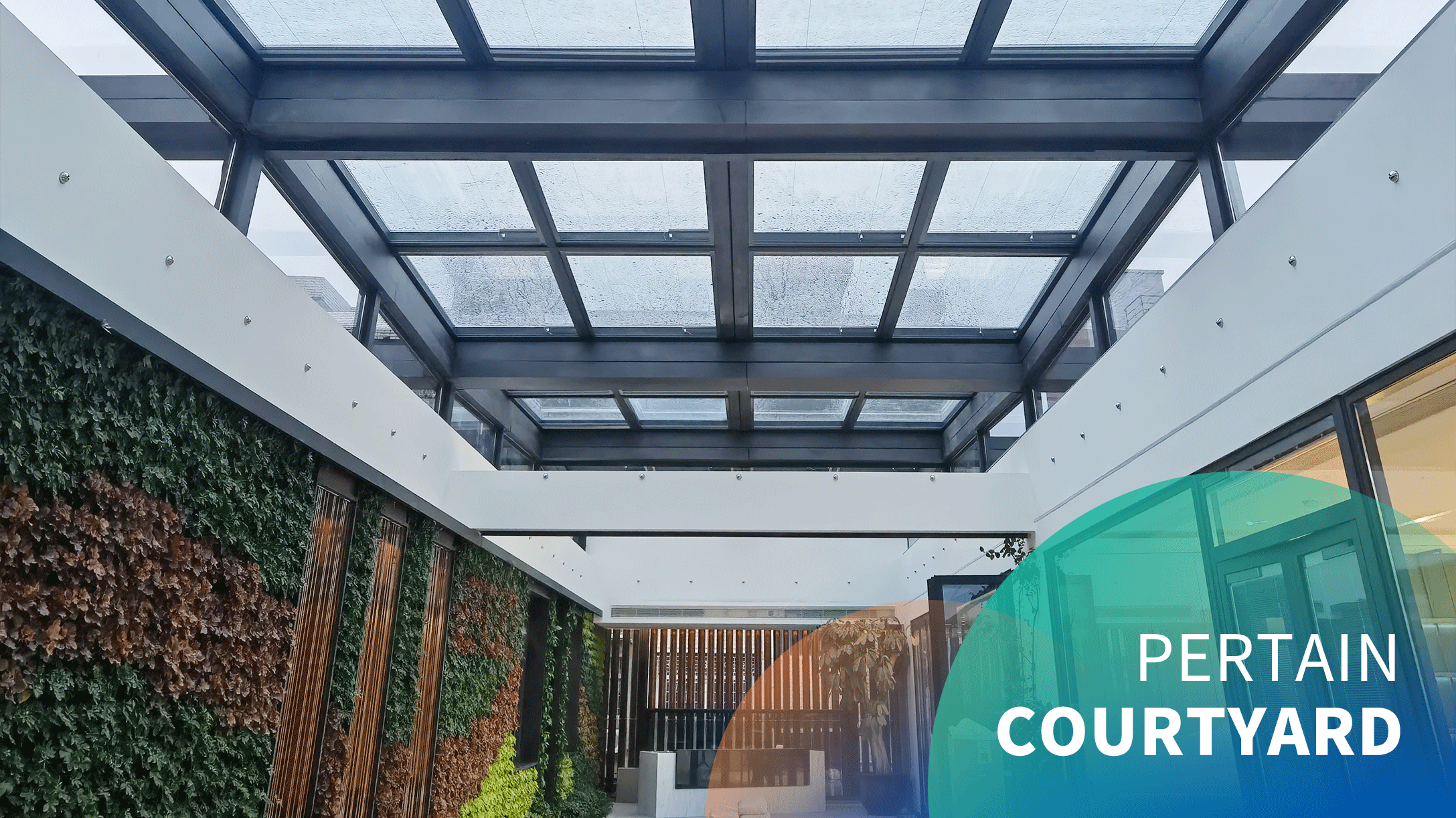 Electric Horizontal Patio Sliding Skylight