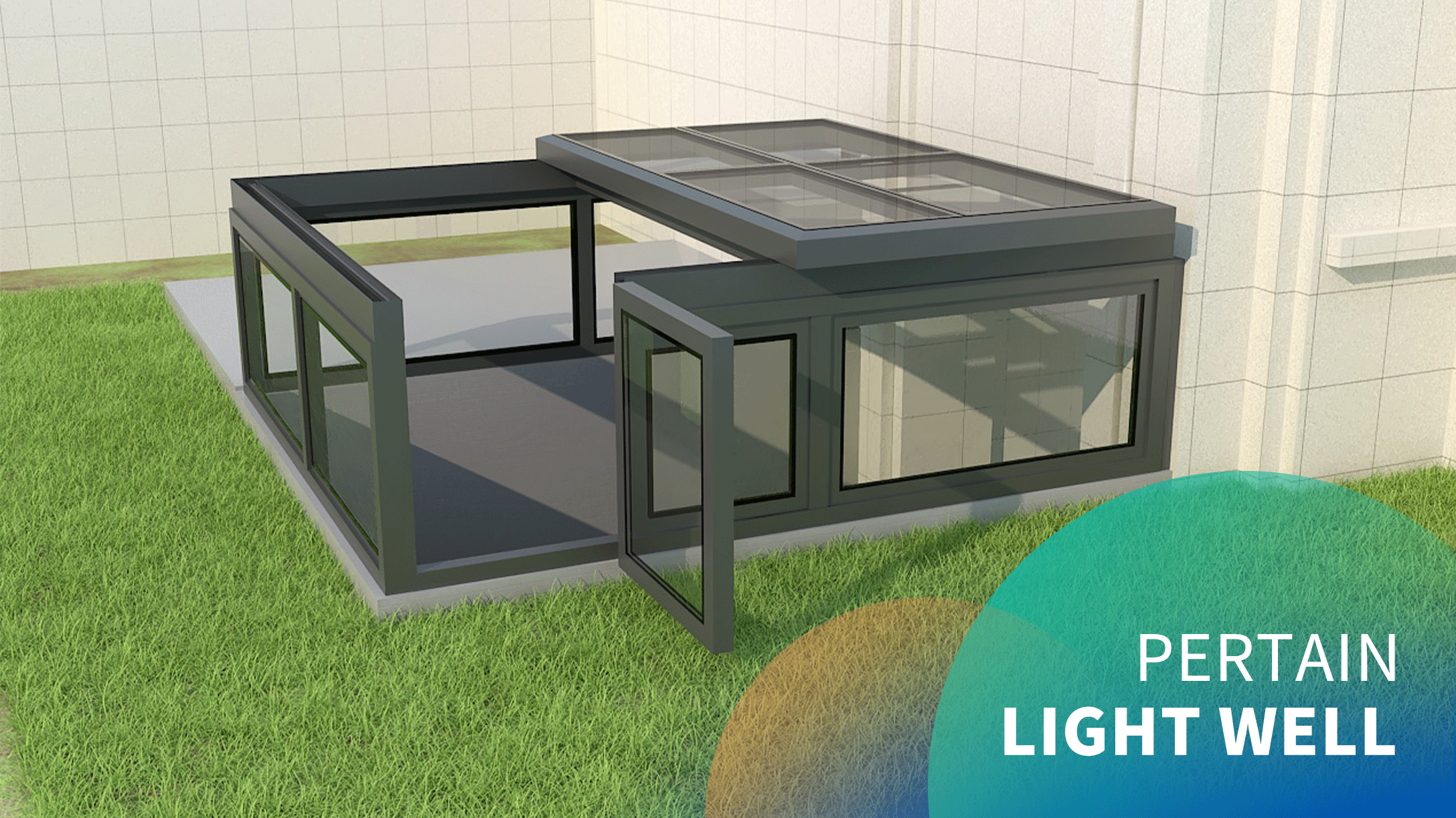 Electric light well trackless small sliding Sunroofs