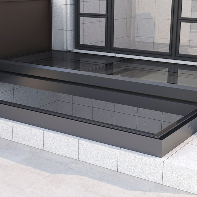 Lighting well electric Railless small sliding skylight