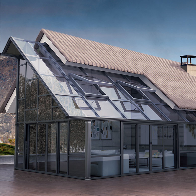 Electric skylight for sunroom