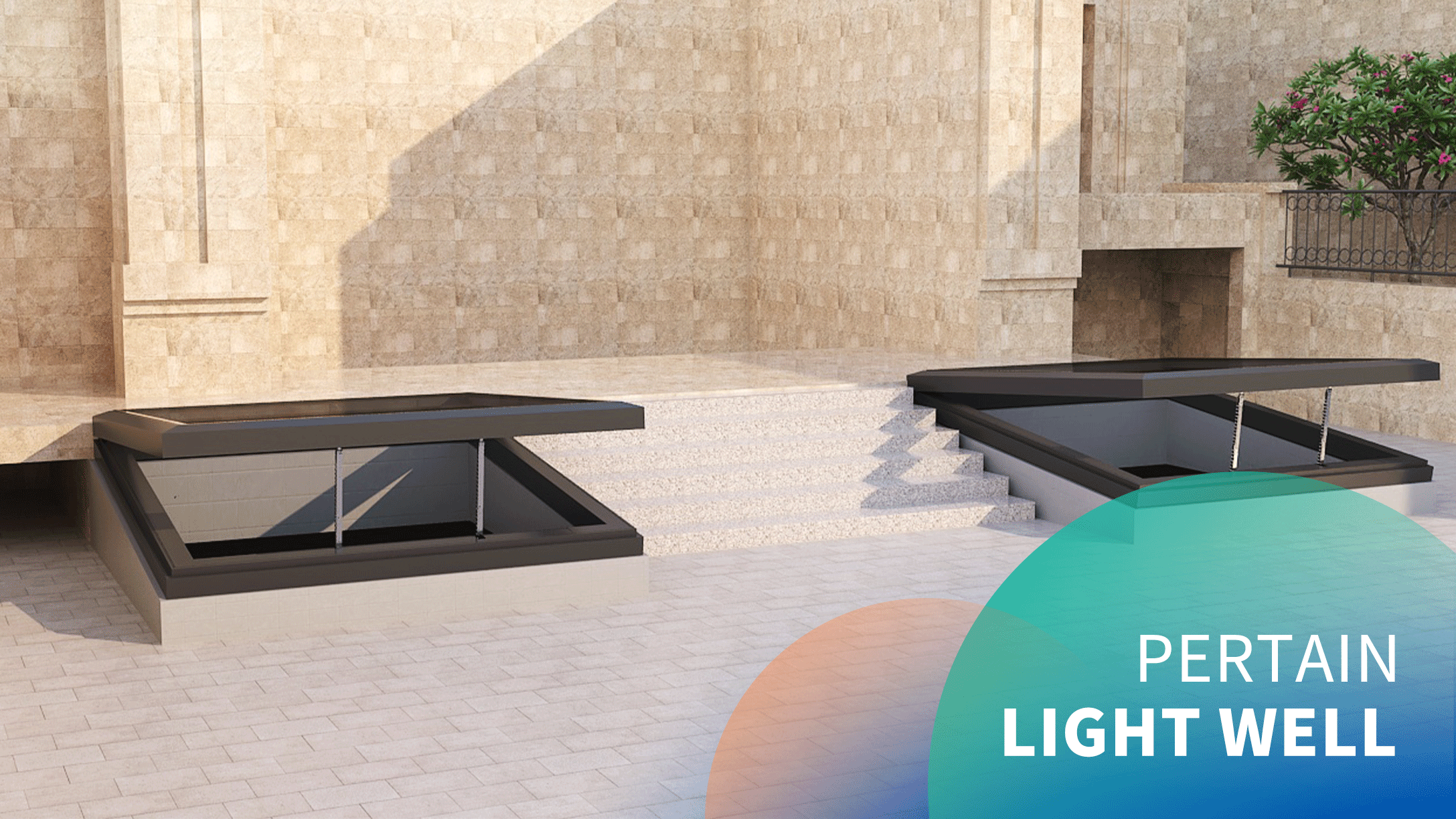 Special skylights for electric sunroom roofs