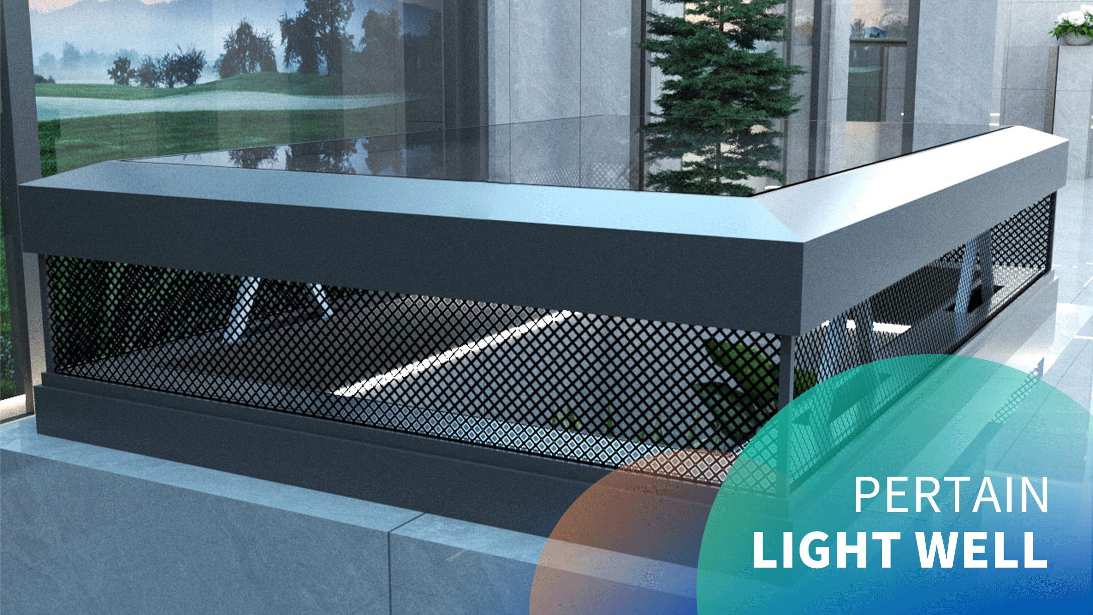 Motorized Light Well Uplift Skylight