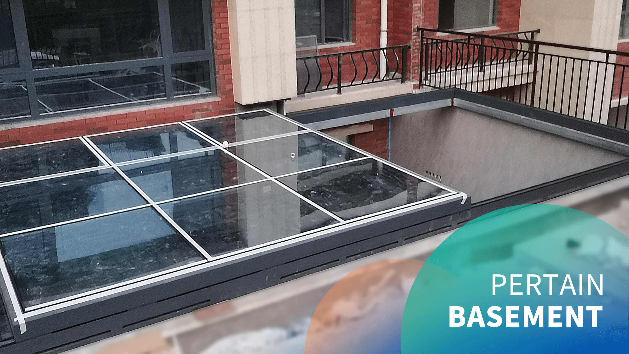 Electric horizontal basement sliding sunroofs