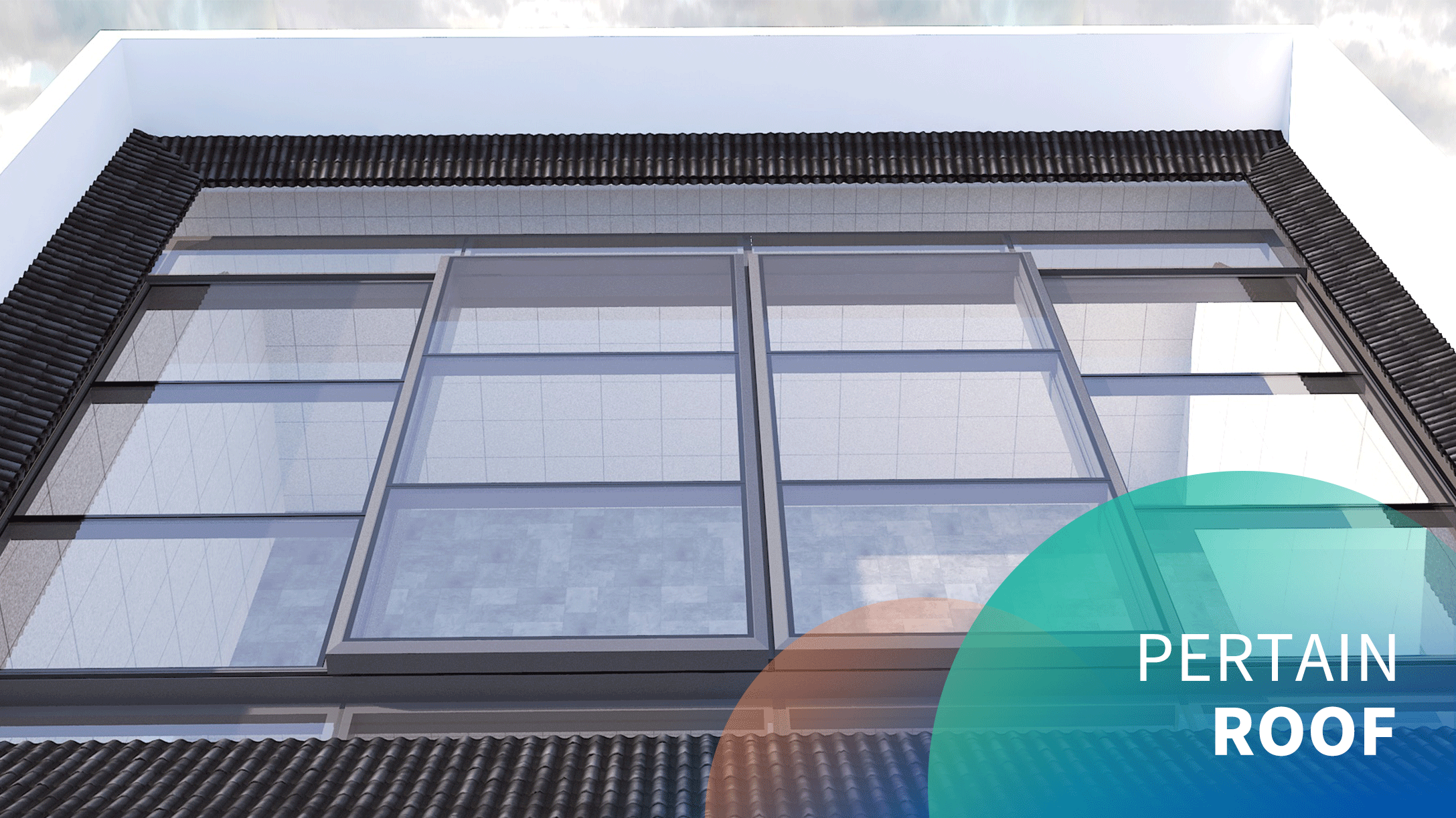 Motorized large roof sliding skylight application scenarios