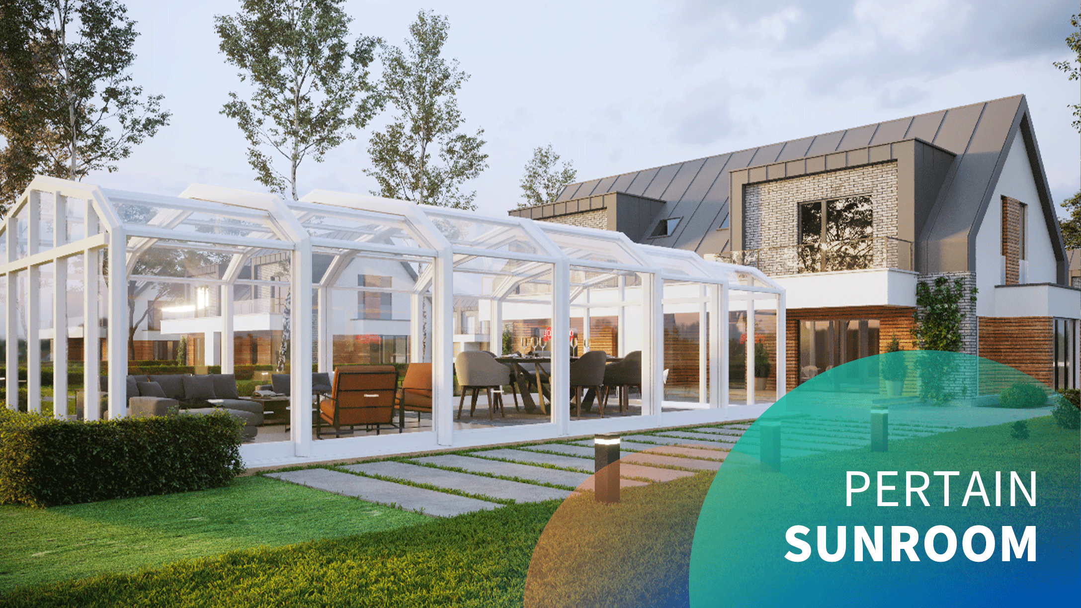 automatic glass sunroom