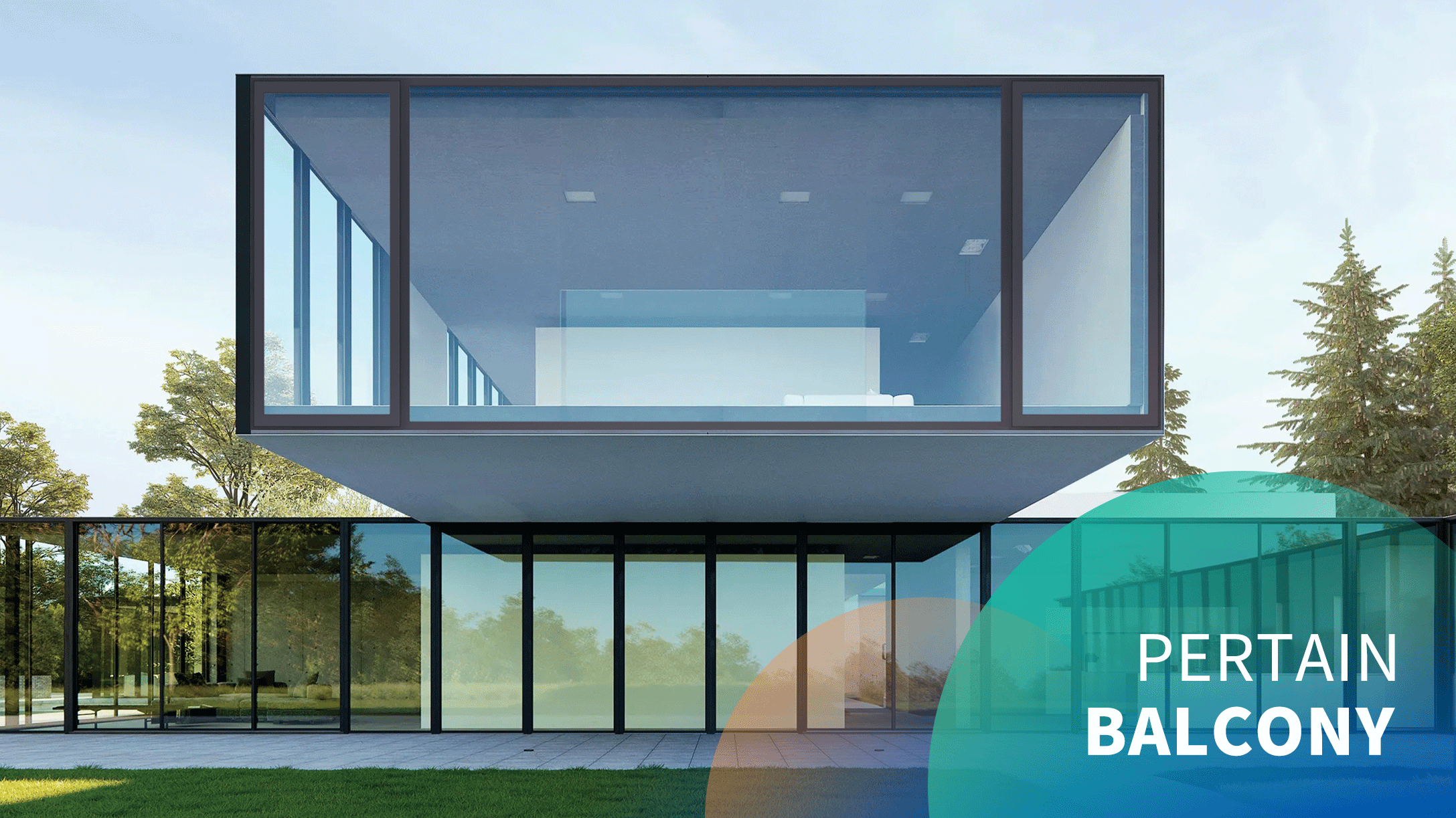 Motorized balcony sliding window
