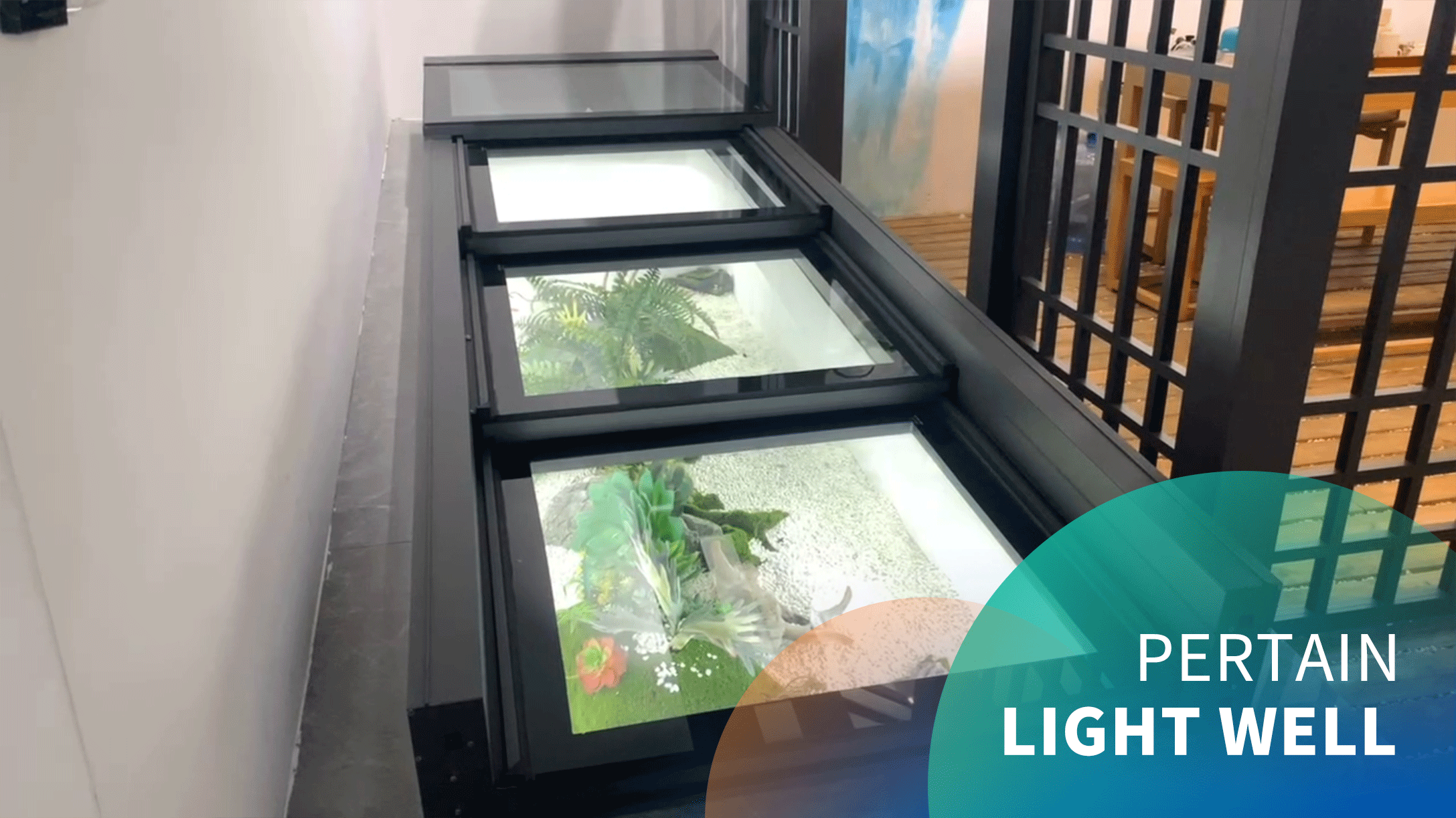 Electric Lightwell Retractable Skylight