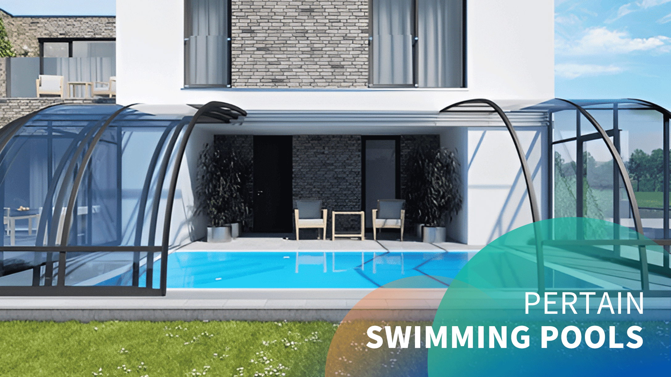 Motorized PC sheets swimming pool cover