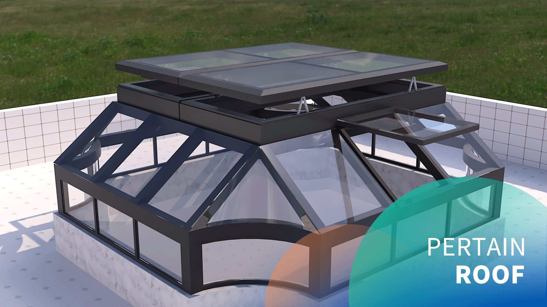 Electric Roof Rising Home Skylights