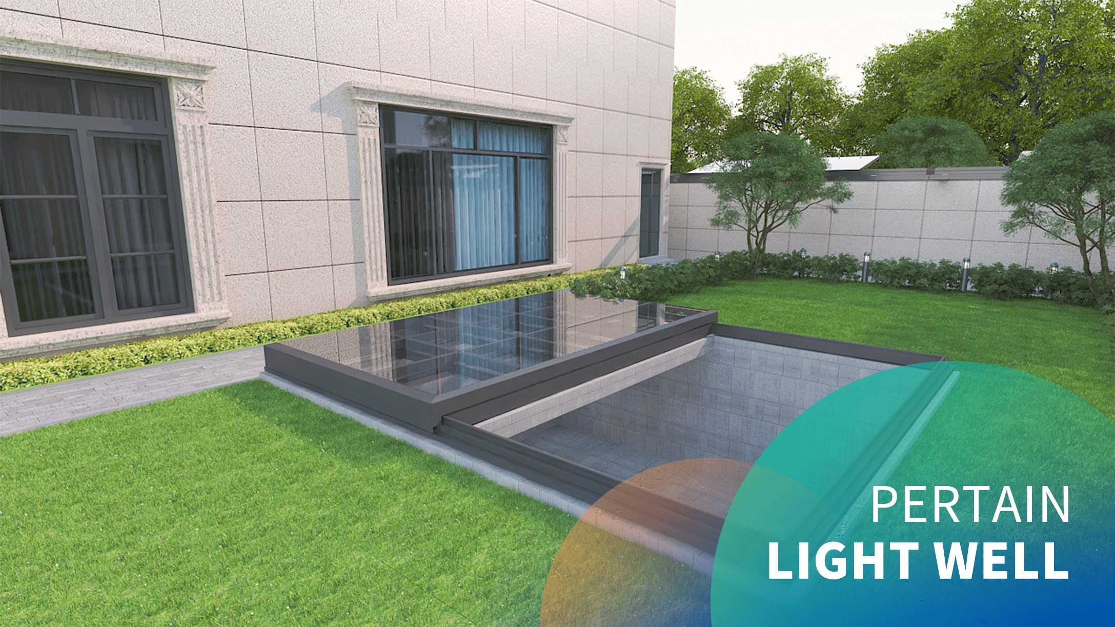 Electric ultra-large light well sliding skylight application scenarios