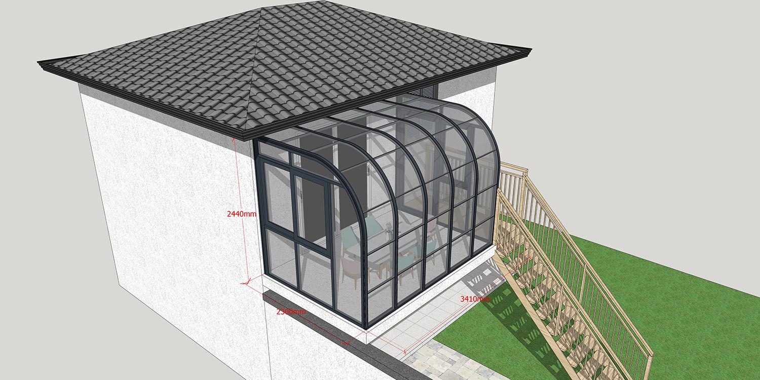 PC sheet sun room