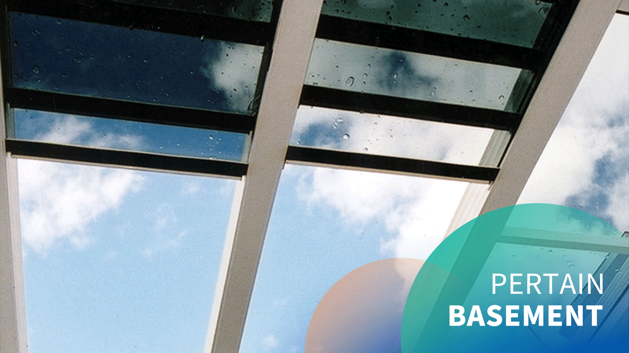 Electric basement retractable skylight