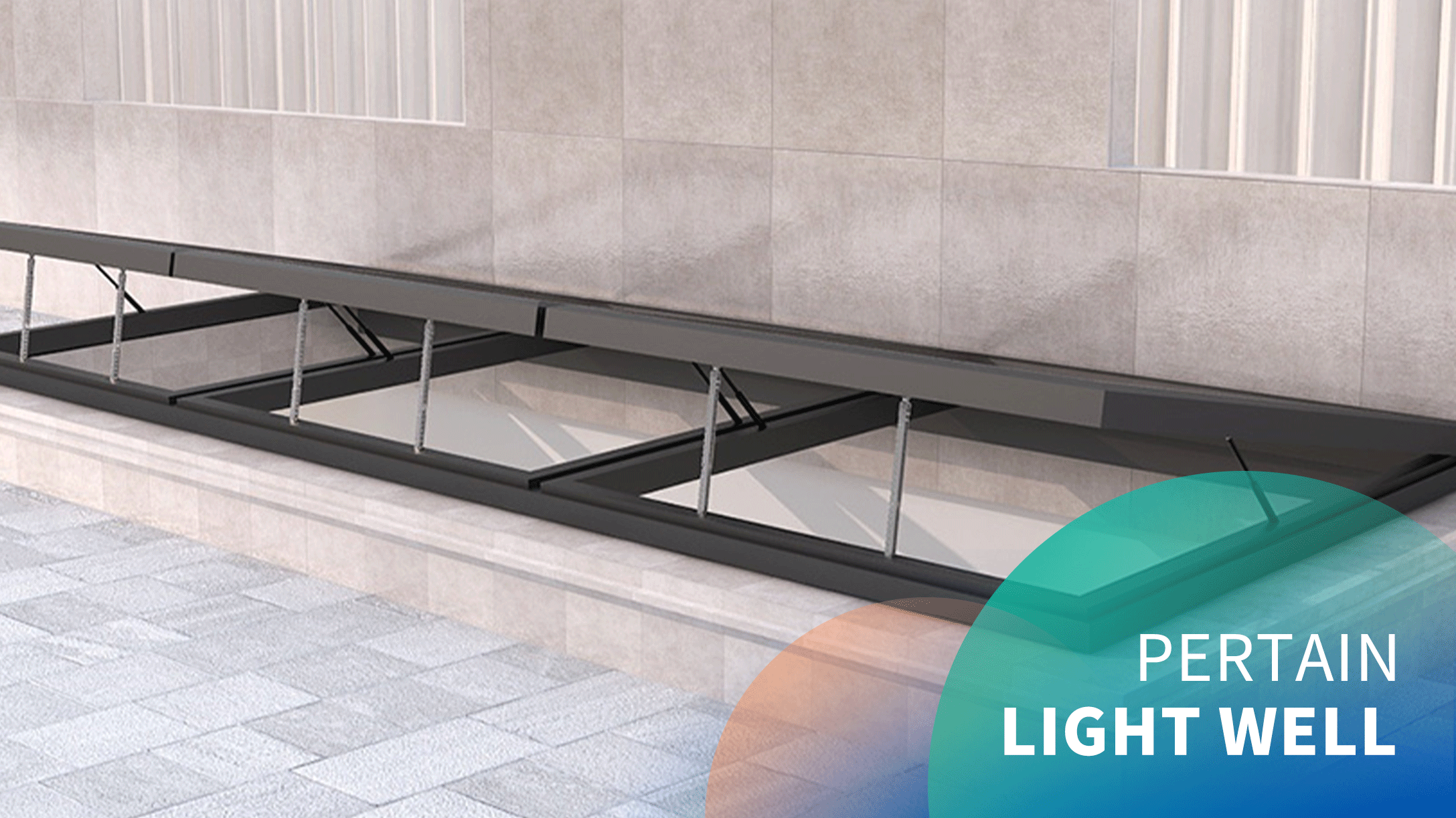 Electric light well insulated aluminum skylight