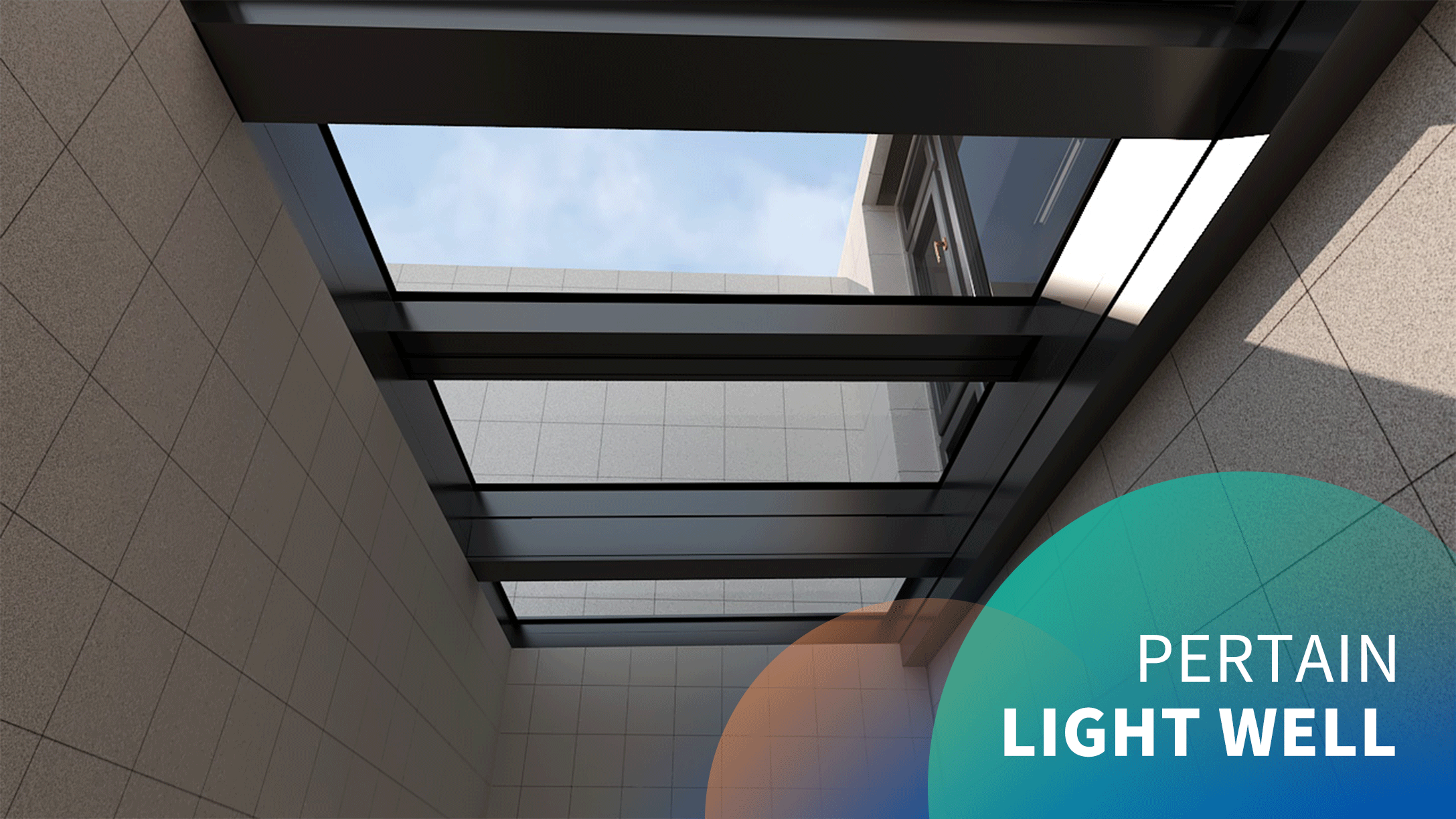 Electric medium-sized light well sliding skylight application scenarios