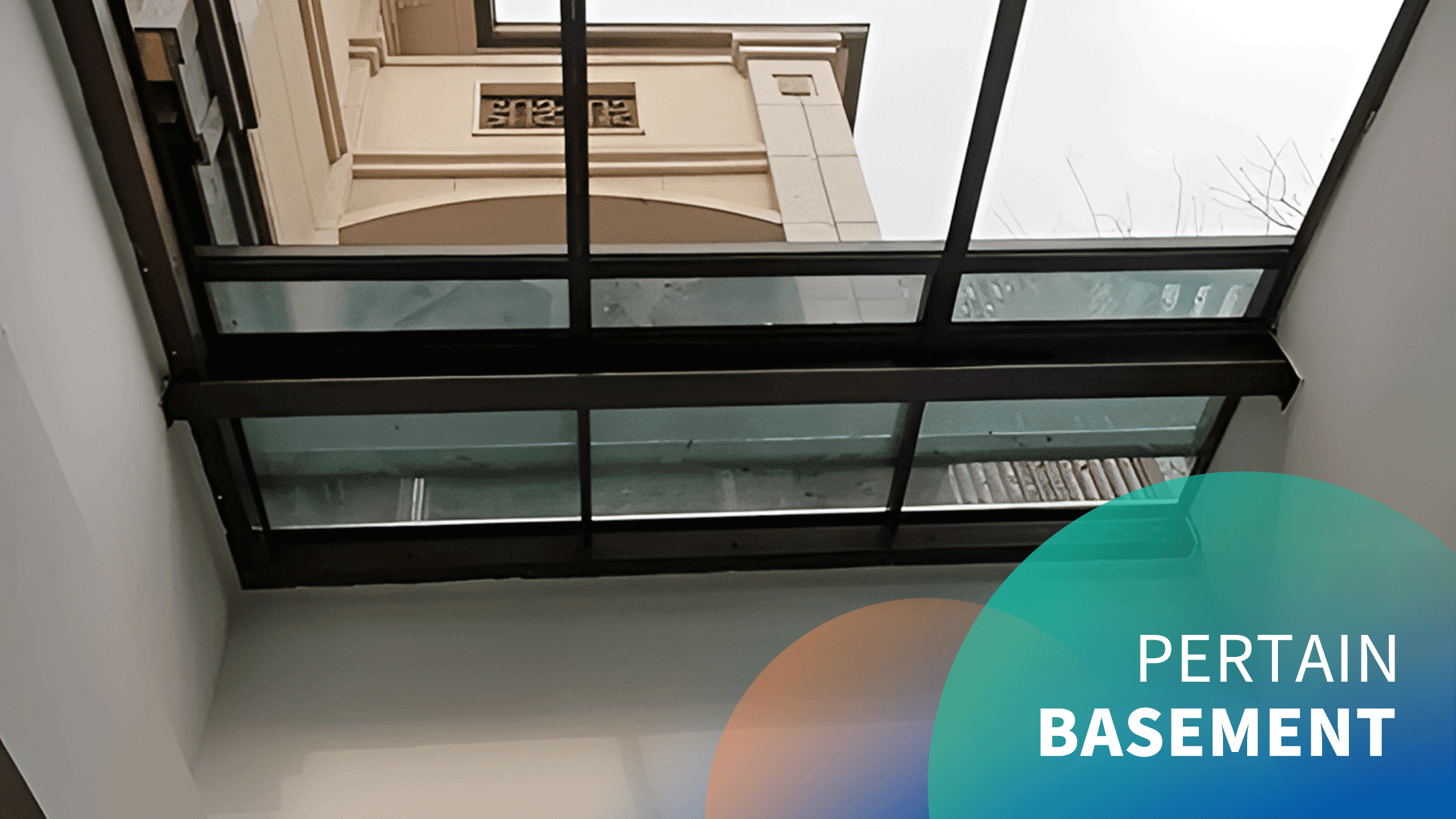 Electric Horizontal Medium Basement Sliding Skylight