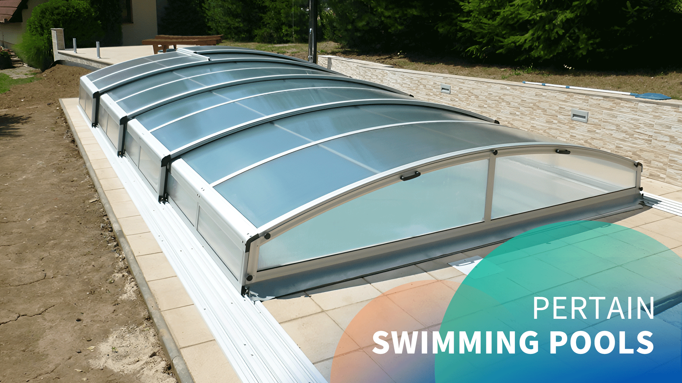 Electric PC sheets swimming pool enclosures