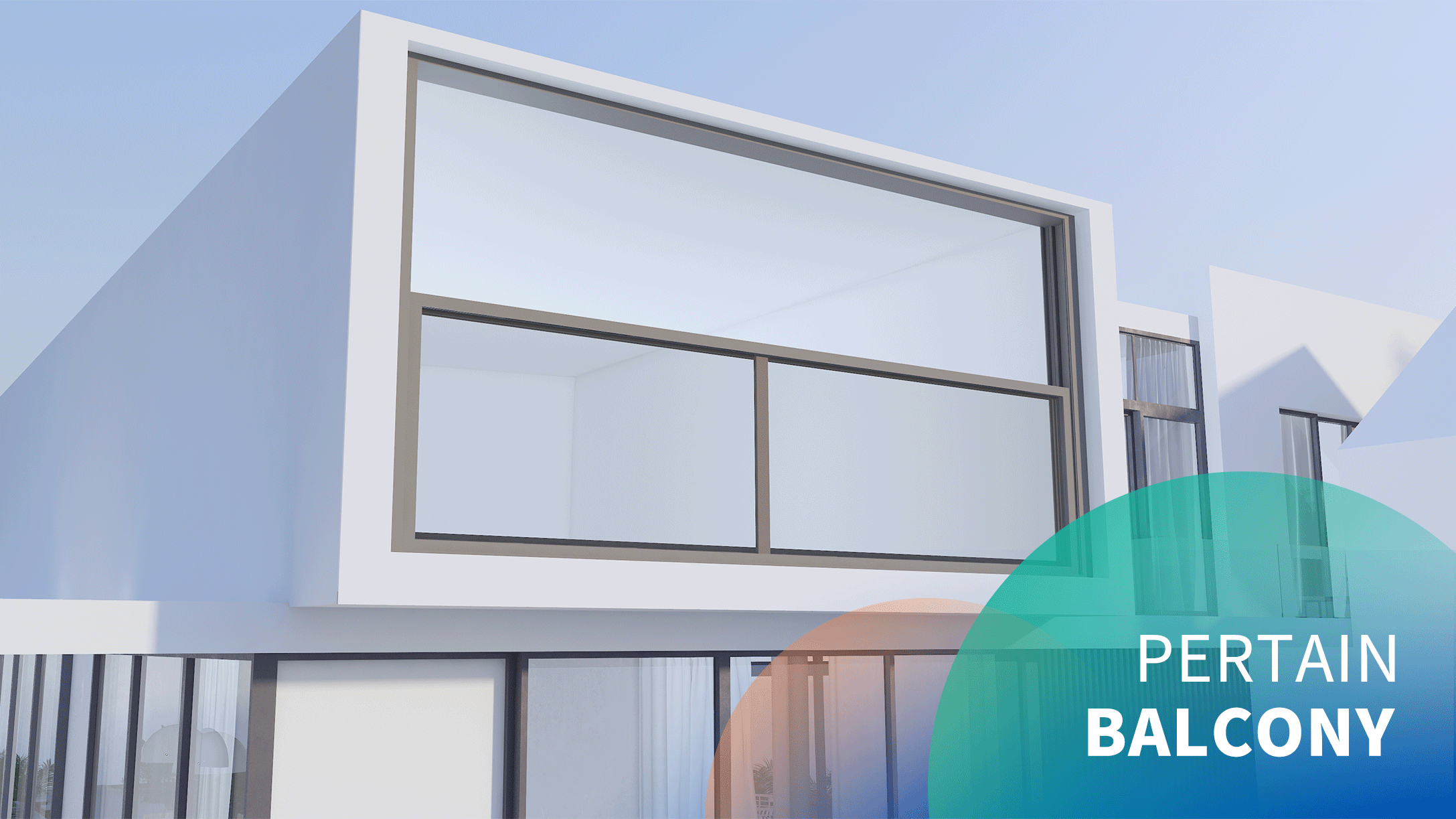 Electric balcony lift window