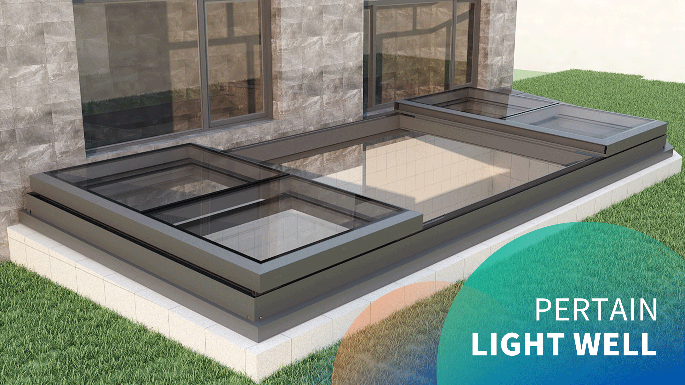 Electric medium-sized light well sliding skylight application scenarios
