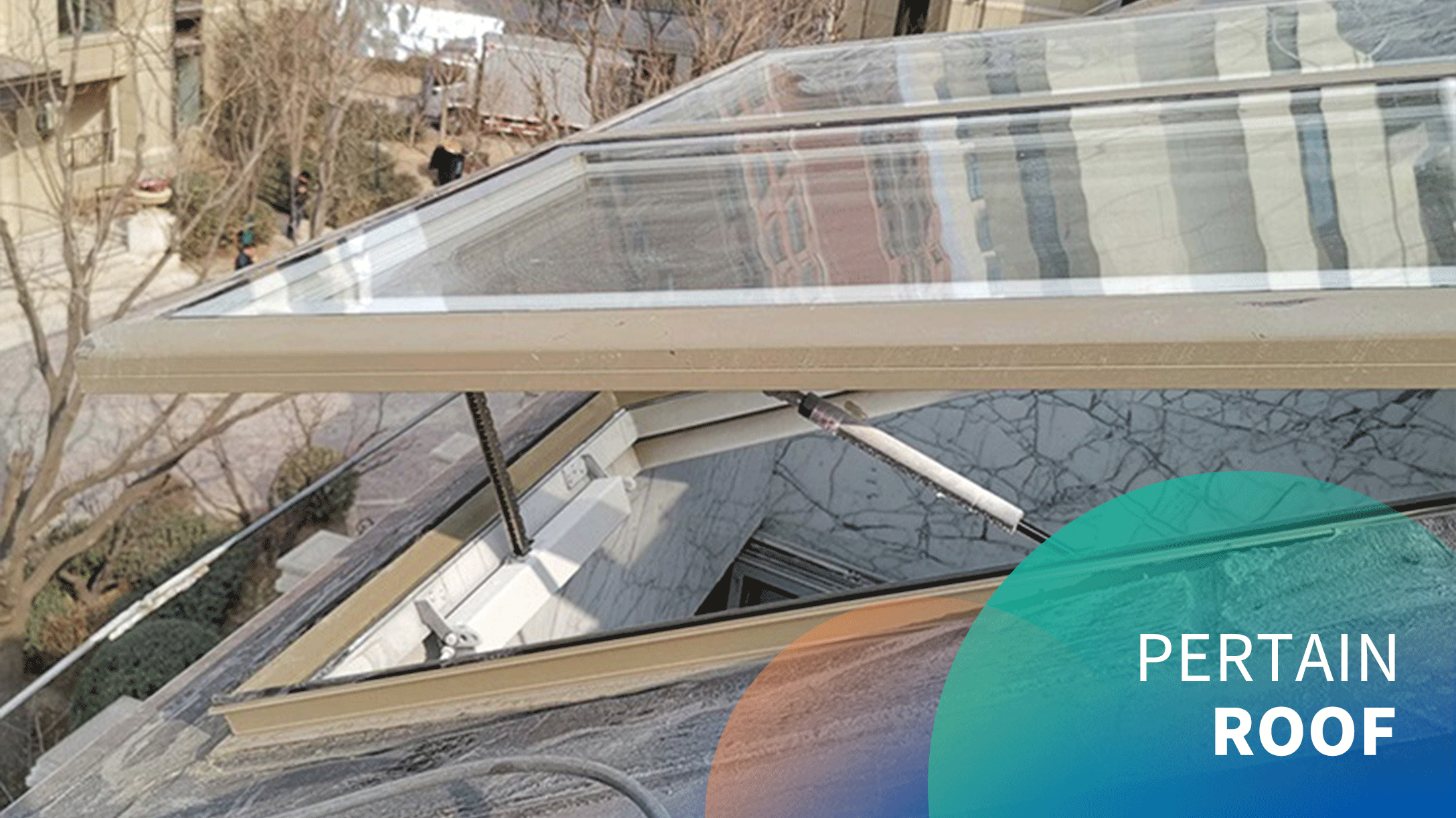 Electric Roof Insulated Aluminum Home Sunroof