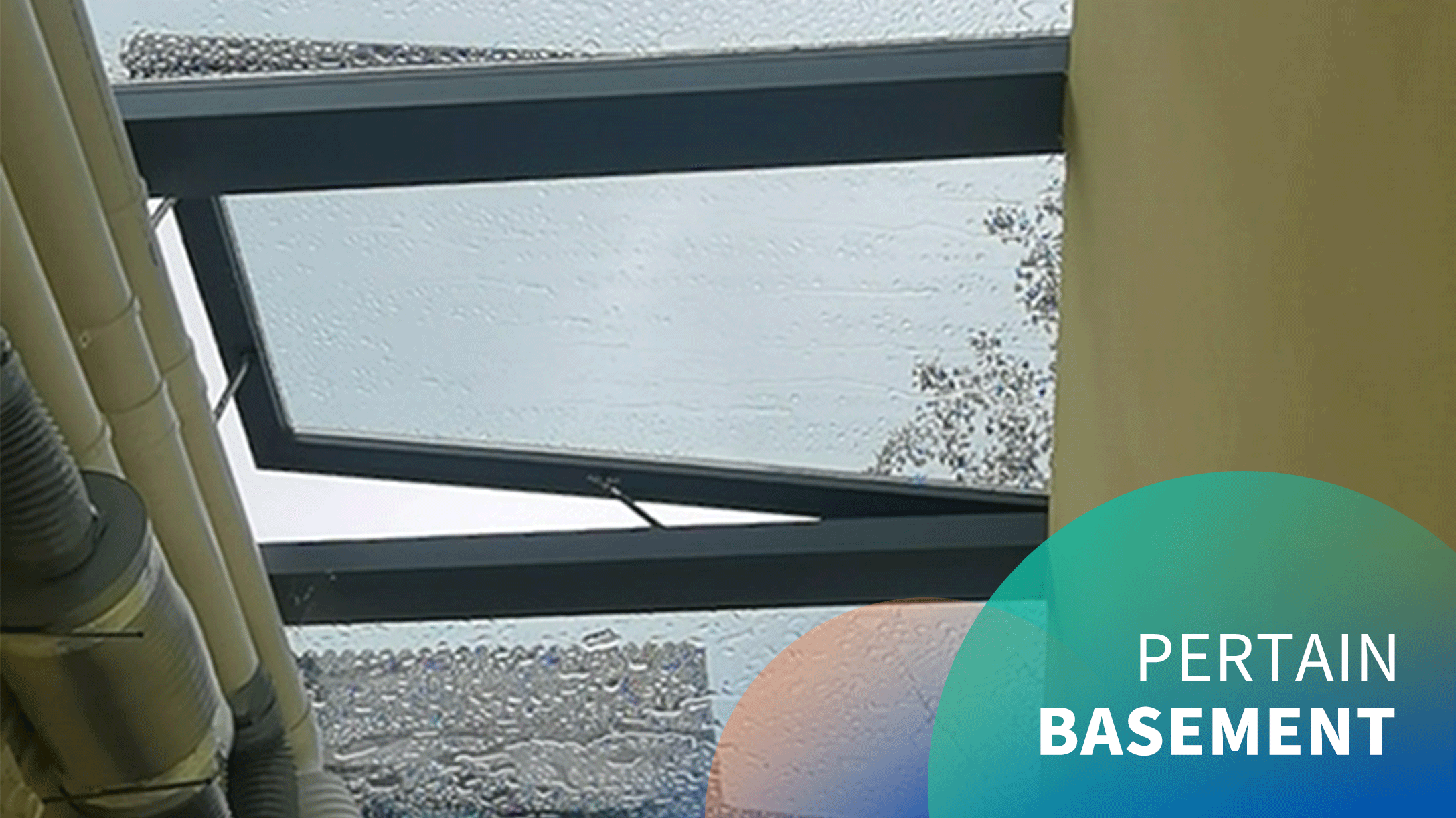 Electric basement insulated aluminum skylight