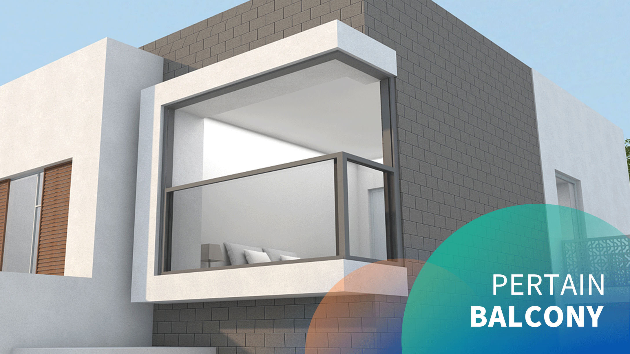 Electric balcony lift window