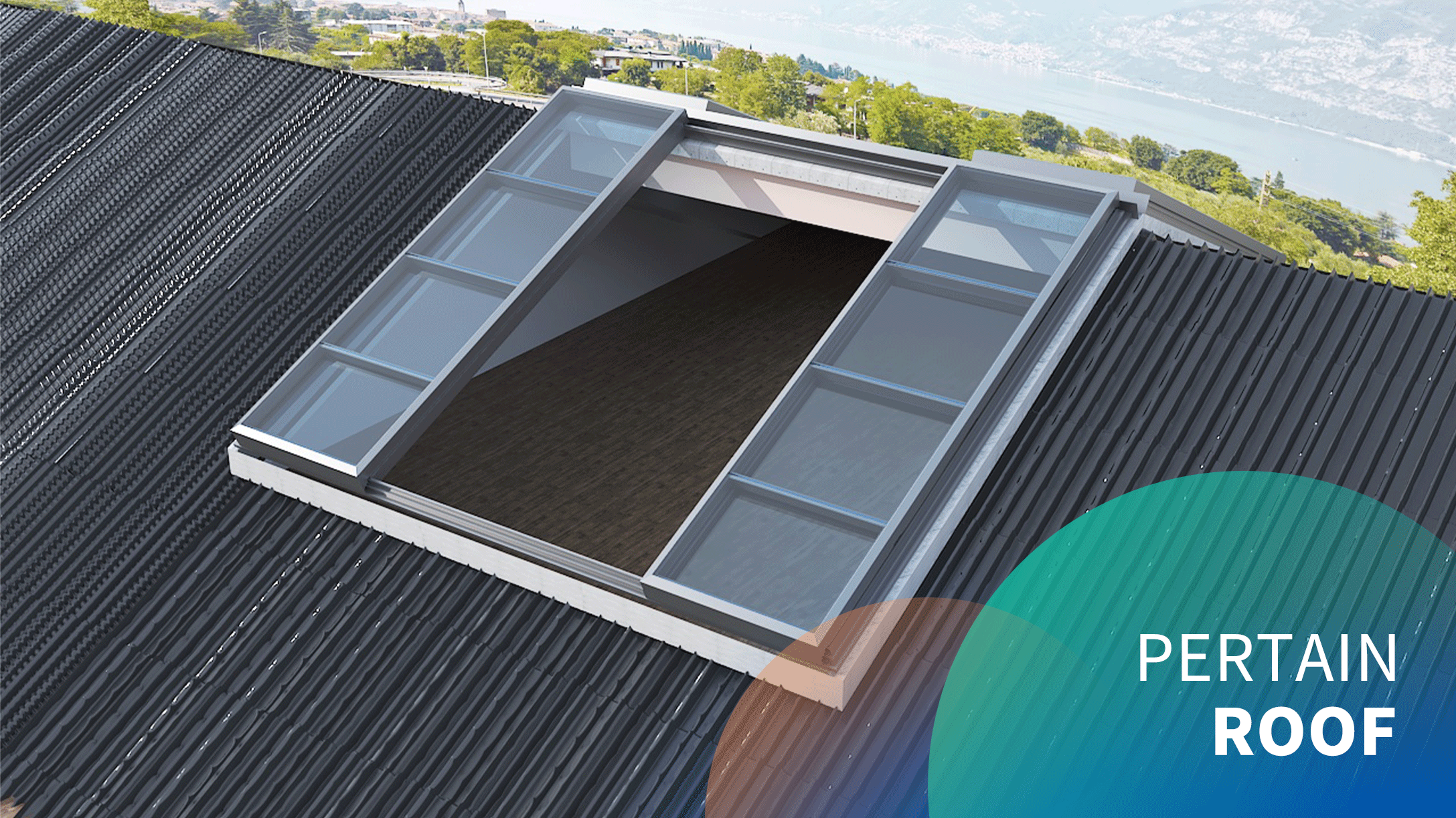 Motorized large roof sliding skylight application scenarios