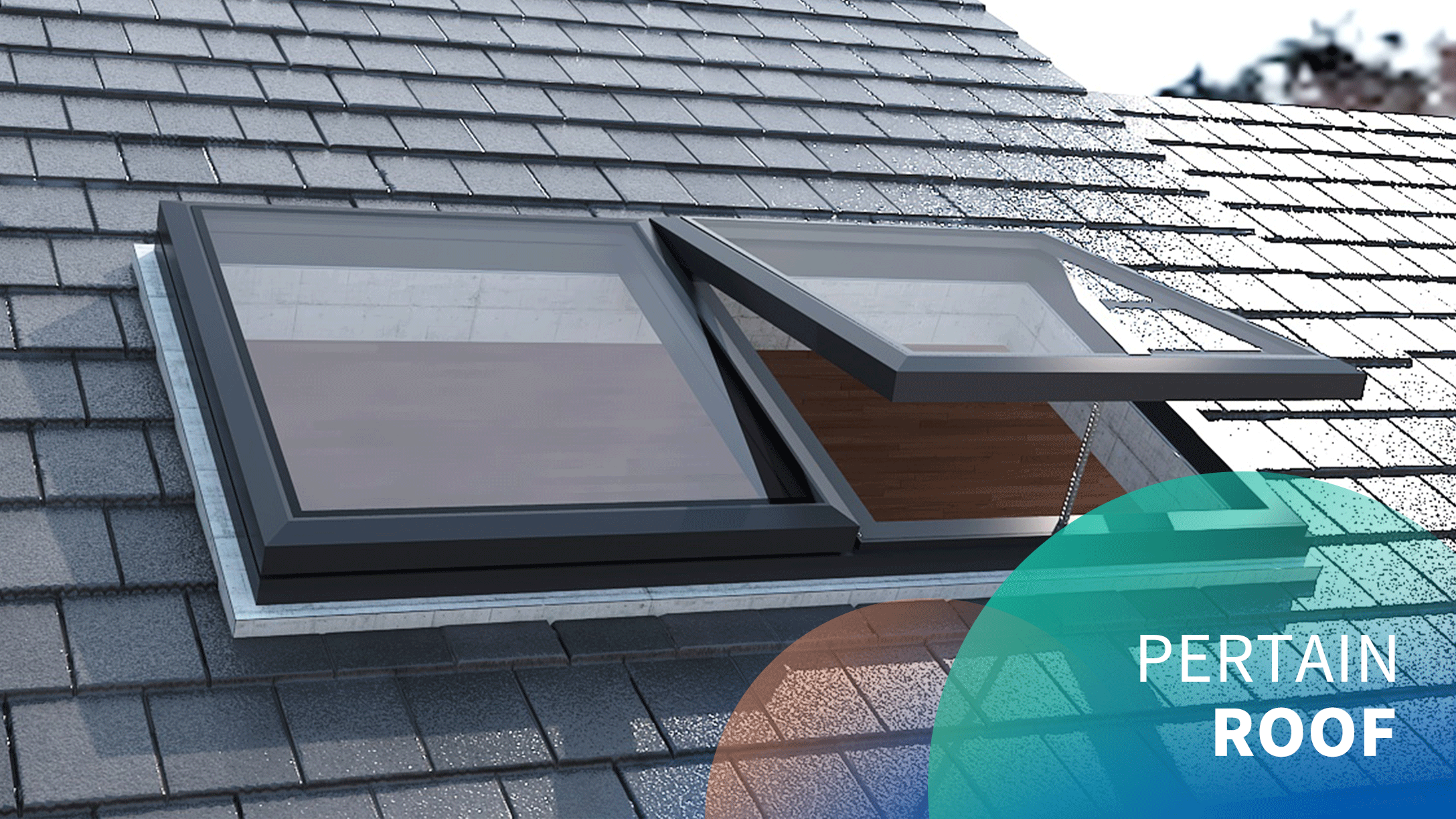 Electric Roof Insulated Aluminum Skylight