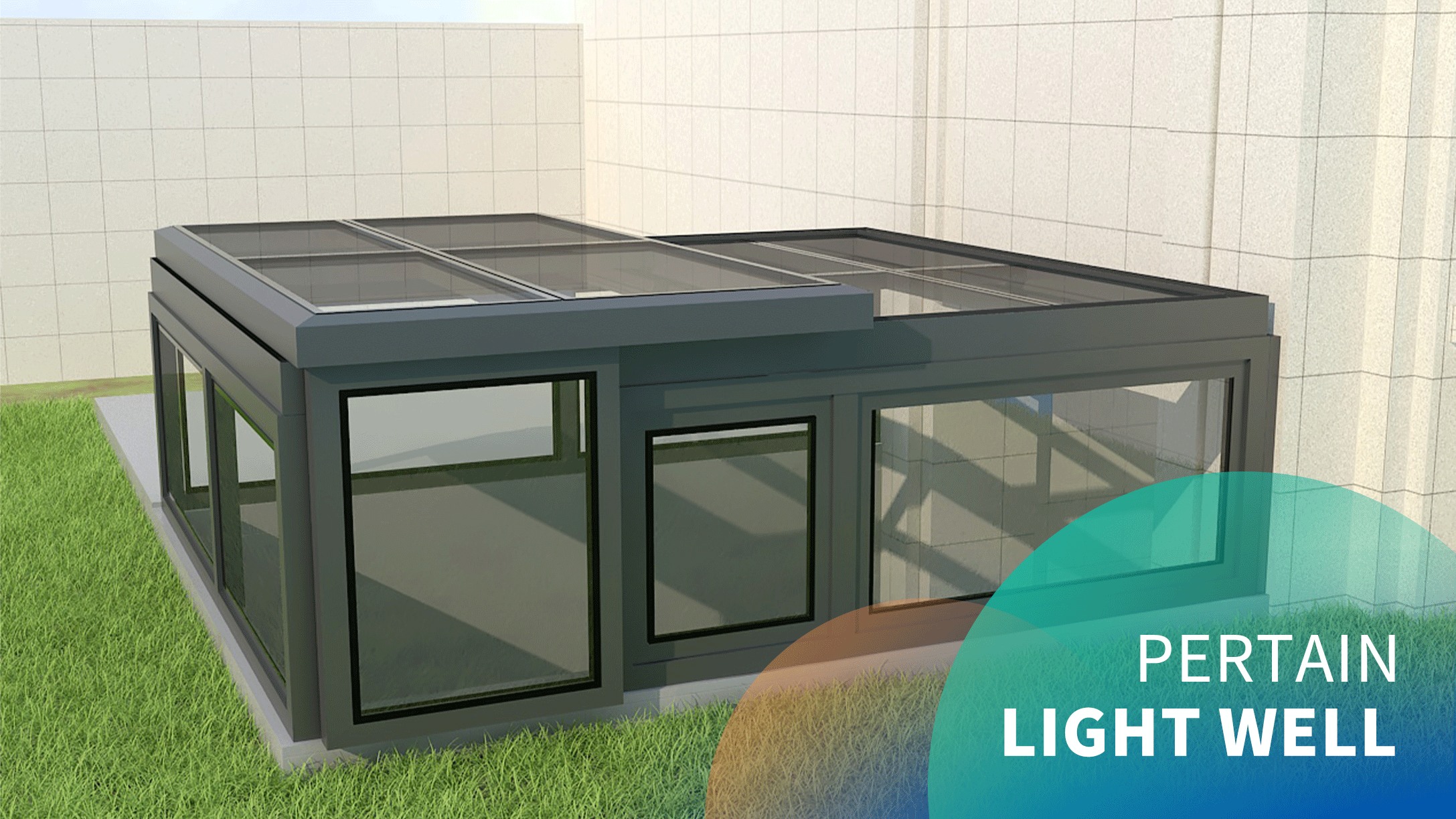 Electric Light Shaft Trackless Small Sliding Skylight