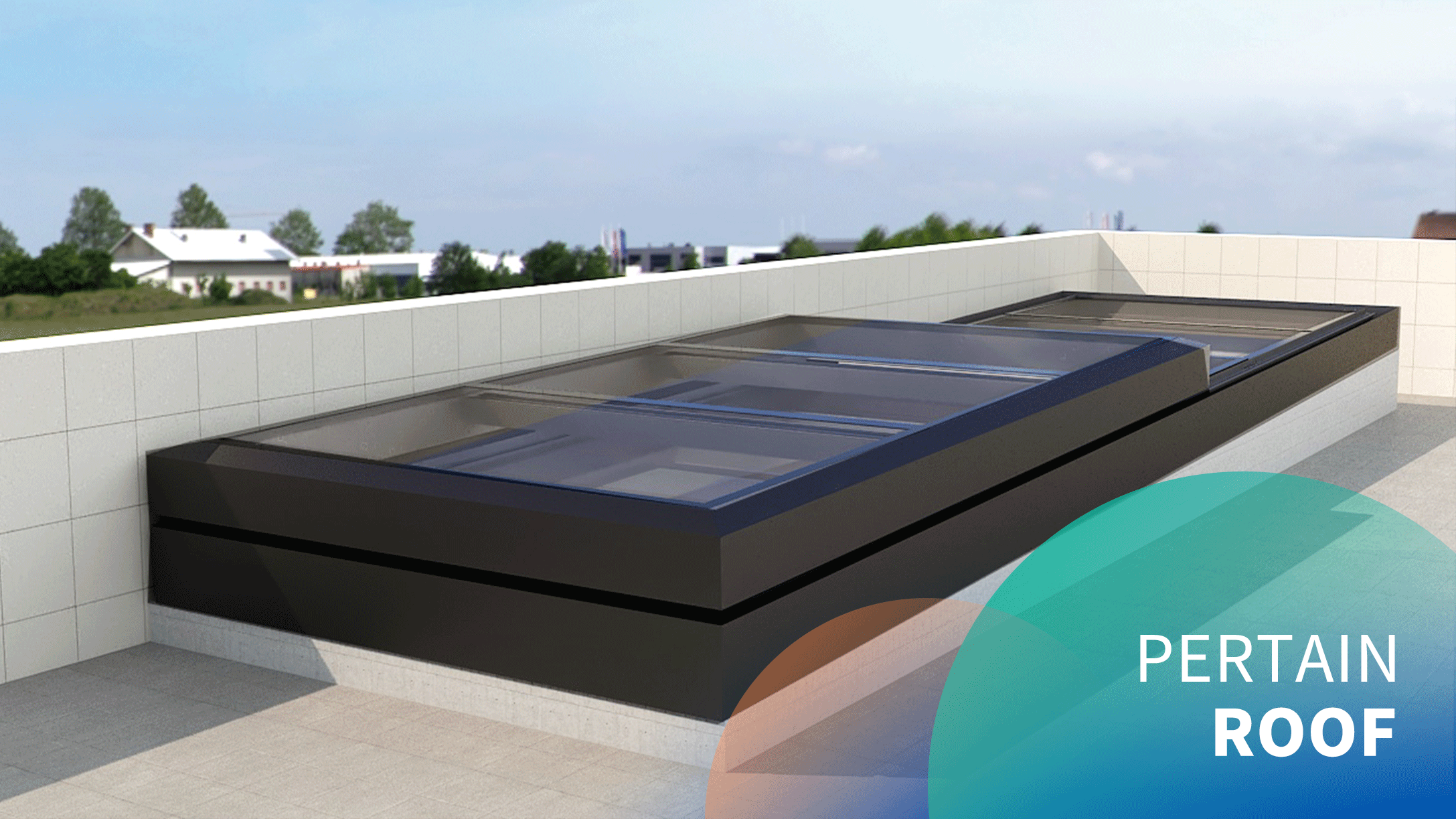 Electric medium-sized roof sliding skylight application scenarios