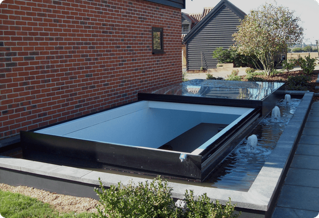 Courtyard skylight solution