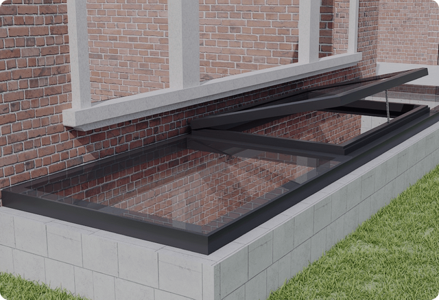 Light well skylight window