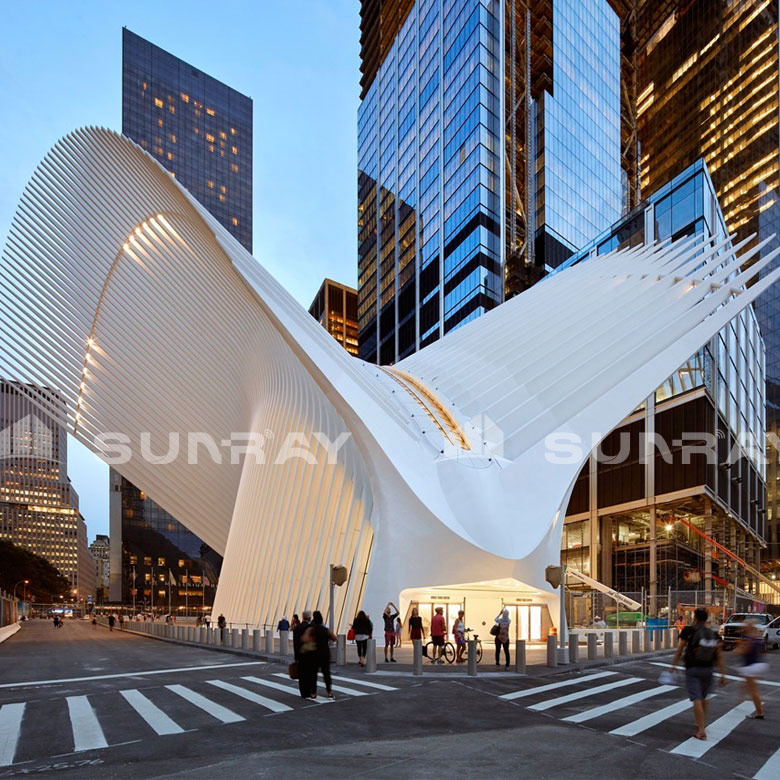 USA World Trade Center Transportation Hub Roof Skylights Project
